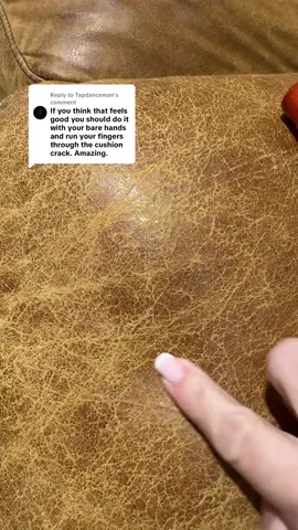Replying to @Tapdanceman  my couch has needed something and I found what it was #leather #restorefurniture #furnituremakeover #furniturerestoration #leathersalve 