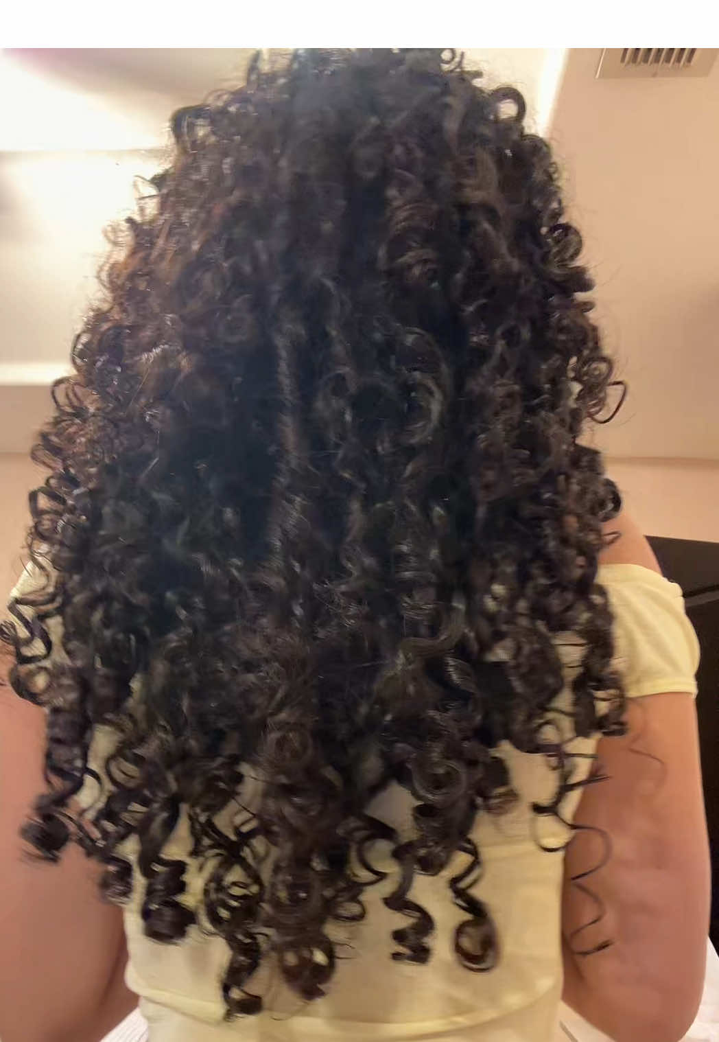 first day of school hair #curlyhair #curltok #foryou #curlscheck 