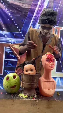 Oh my goodness 😳😱look at how many scorpions that came out from watermelon eyes 😳#americangottalent #britainsgottalent #simoncowell #sofia #goviral 