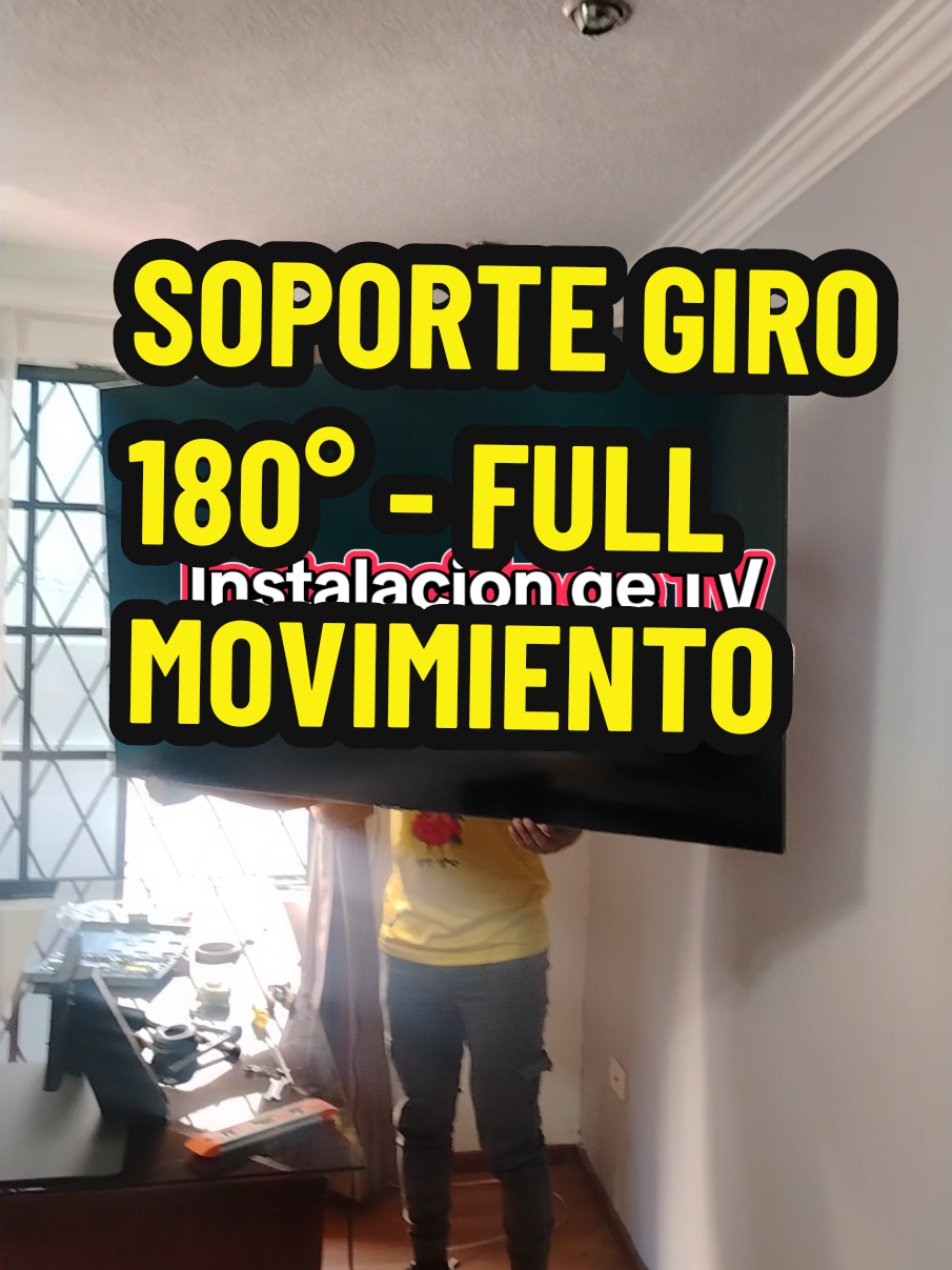 Disfruta de ver ti TV en cualquier posición con nuestro Soporte Giratorio giro 180°. #soportesparatv #soportegiro180 #SoportEcTV #quito #guayaquil #ecuador #parati 