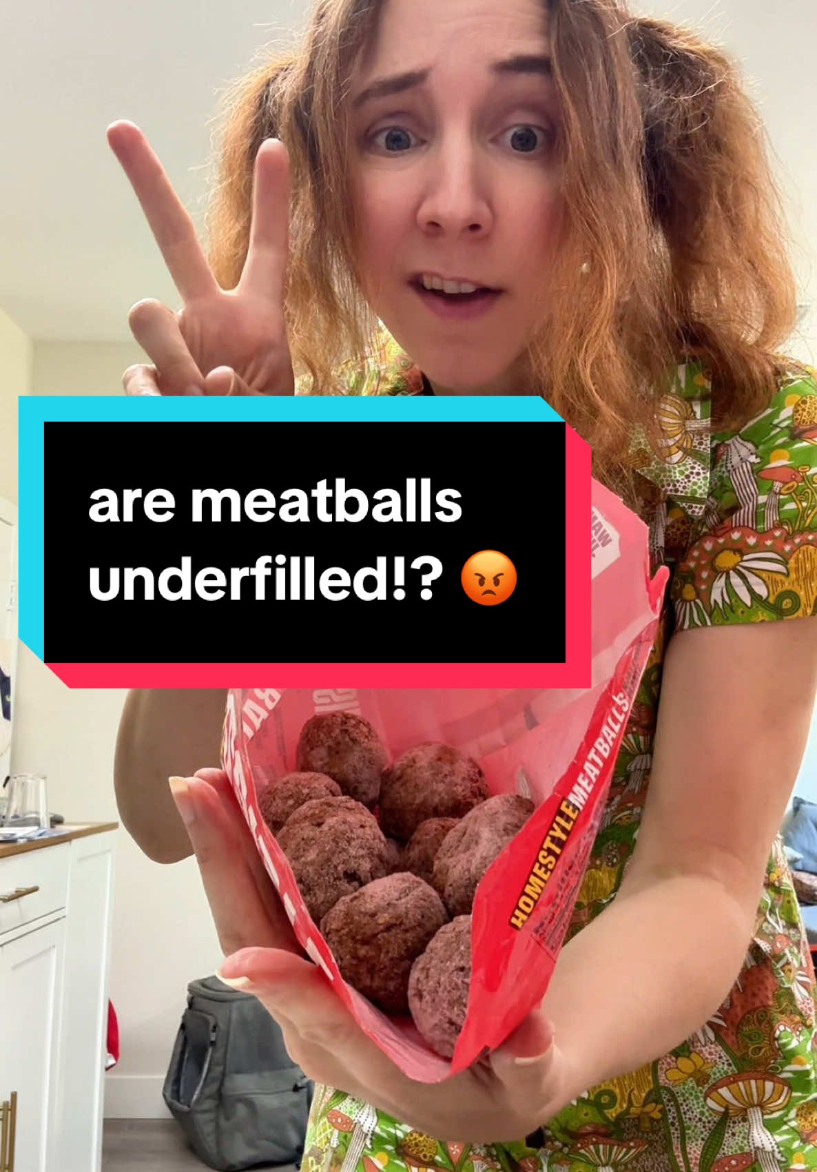 if I’m paying +$10 for a bag of frozen meatballs, I expect that bag to be FULL 😤 #underfilled #impossible #impossiblefoods #frozenfood #rant 