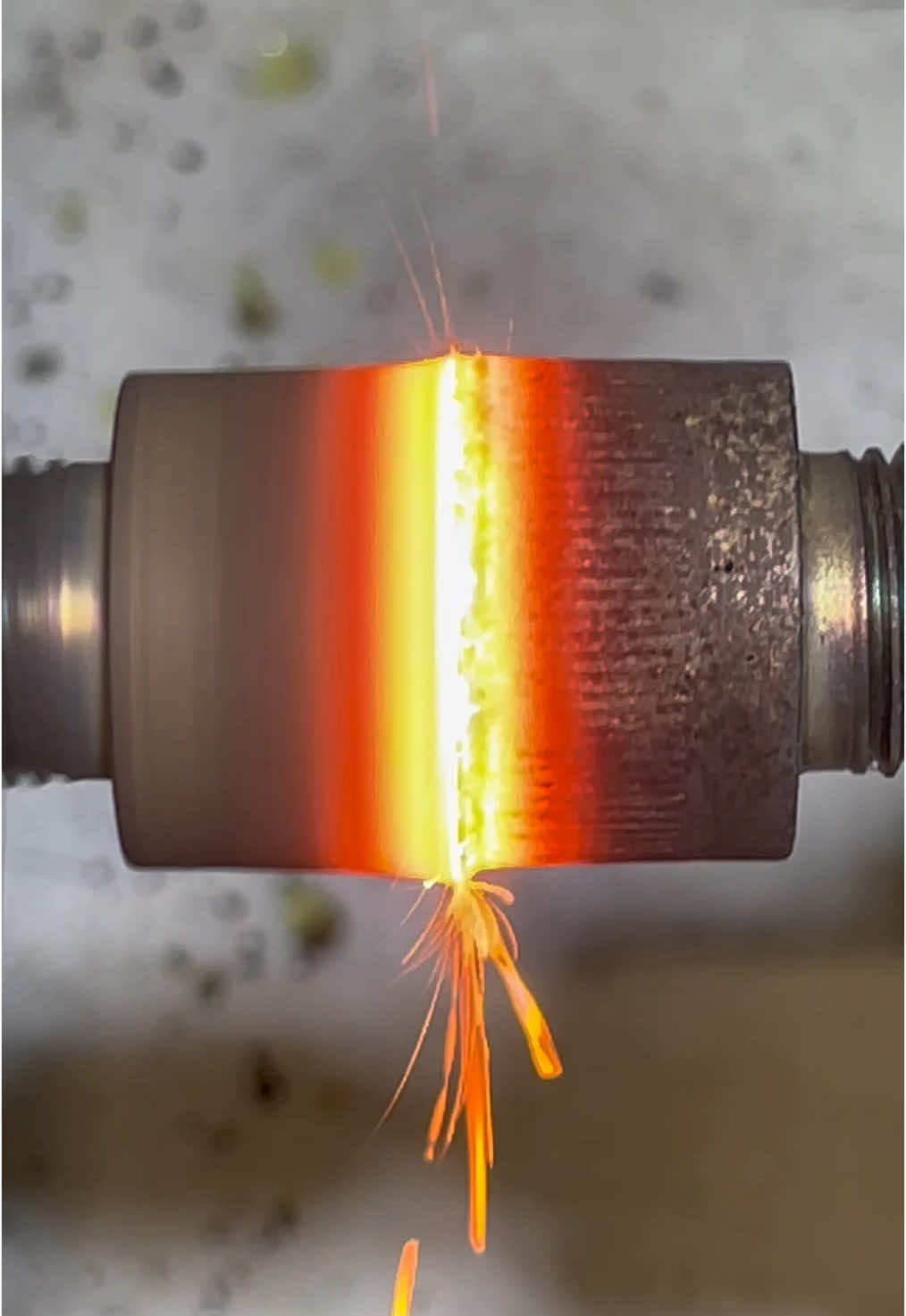 😳😳FRICÇÃO  #machine #metal #cnc #metal #machining #welding 