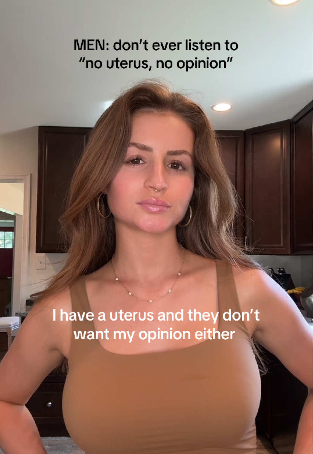 classic ad hominem circumstantial fallacy  This tactic attacks the circumstance of the speaker rather than engaging with the reasoning they present. If you have to resort to this, it’s likely because you don’t have strong support for your position.  #nouterusnoopinion #prolife 