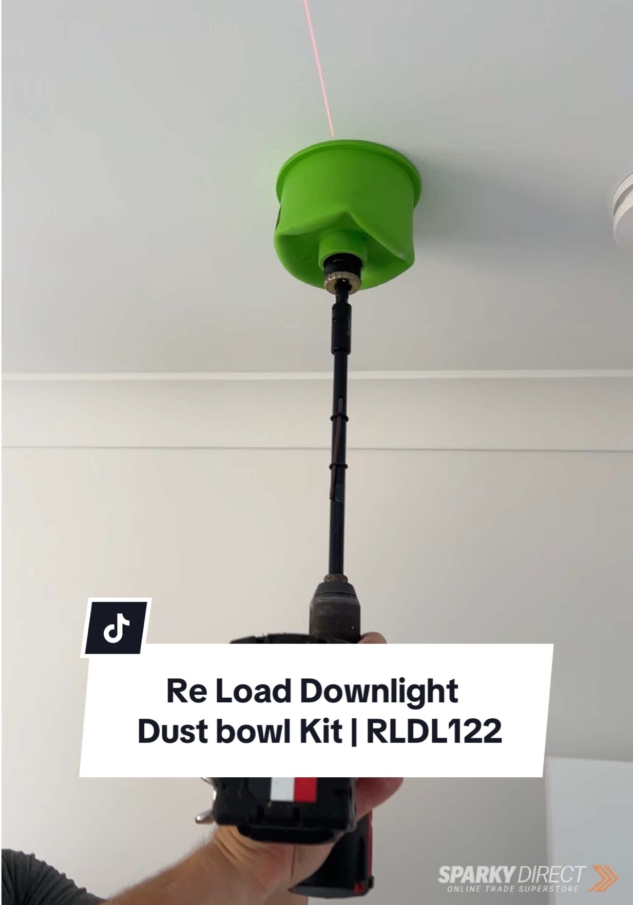 Downlight installs without the dust storm? Yes please. 💨💡The RE-LOAD RLDL122 Kit keeps your cuts clean and your mess contained—like a pro. 🛠️👌. (LINK IN BIO 🔗) #SparkyDirect #ReloadTools #RLDL122 #DownlightKit #DustFreeCuts #CleanWorkspace #ToolTok #ElectricianTools #ElectricianLife #TradieGear #construction #tradesman #apprentice #FYP #SmartTools #NoMess #ElectricalSupplies #OnsiteGear #DownlightInstall #RenovationTools 