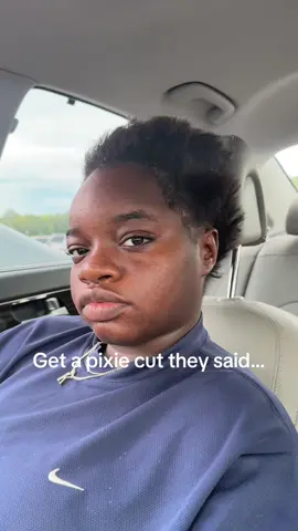 I have no words.😕  #pixiecut #fyp #beauty #blackgirl 