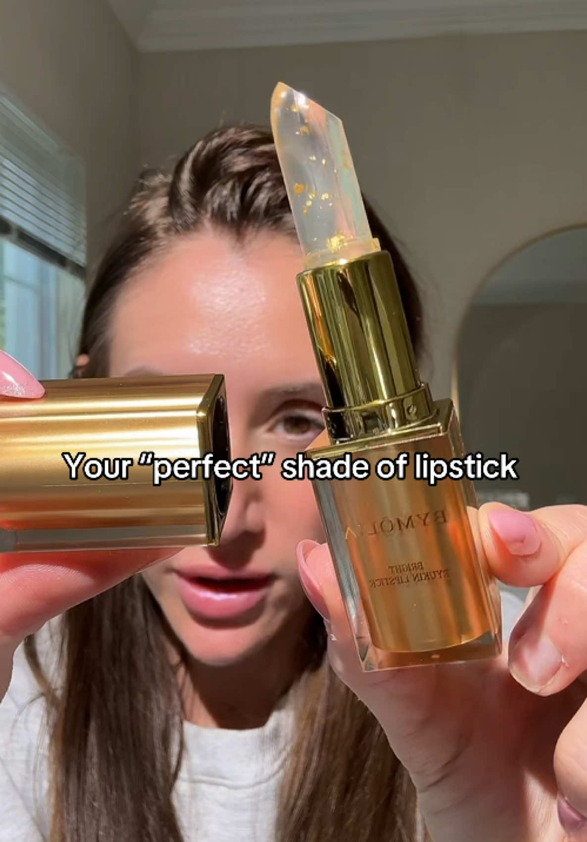 PH color changing lipstick by bymolia beauty try on review #bymoliabeauty #phlipstick #lipstick #makeupreview #koreanmakeup 