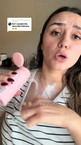 Replying to @sensitiveskinsierra Anti-chafing, odor-control, talc-free body powder that actually works. Thighs, under-bra, stinky pits. EVERYWHERE = fresh year round @Happy Curves #AntiChafe #BodyPowder #TalcFree #OdorControl #NoChafing #Underboob #BikiniLine #HappyCurves #SelfCare #summeressentials #dustingpowder 