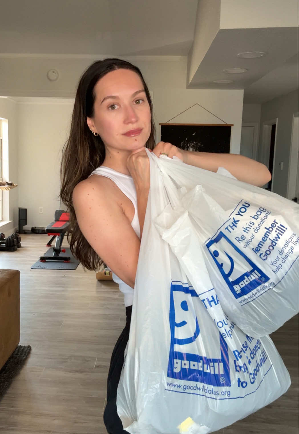 I think I may have a thrifting pants problem 😂  #goodwillbins #goodwillfinds #goodwillhaul #thrifthaul #thriftfinds #thrifttok #creatorsearchinsights 