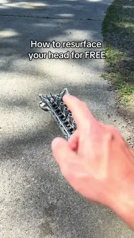 How to resurface your engine head for free at home. #resurface #engine #satire 
