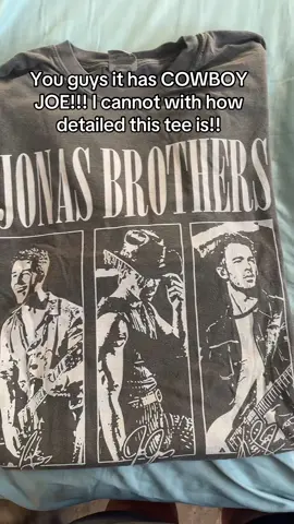So comfy and cute!! The cutest tee for concerts this tour! #jonasbrothers #joejonas #demilovato #camprock #foryoupage @joejonas @Jonas Brothers@Demi Lovato @Kevin Jonas @Nick Jonas 