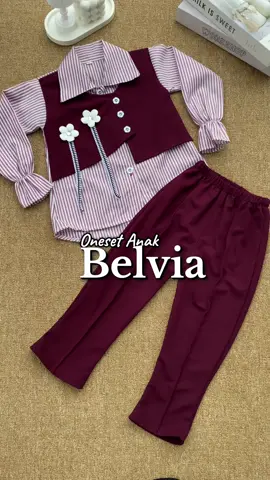Oneset anak warna burgundy, viral banget inii #fashionanak #onsetanak #bajuanakkekinian #ootdanak #setelananak 