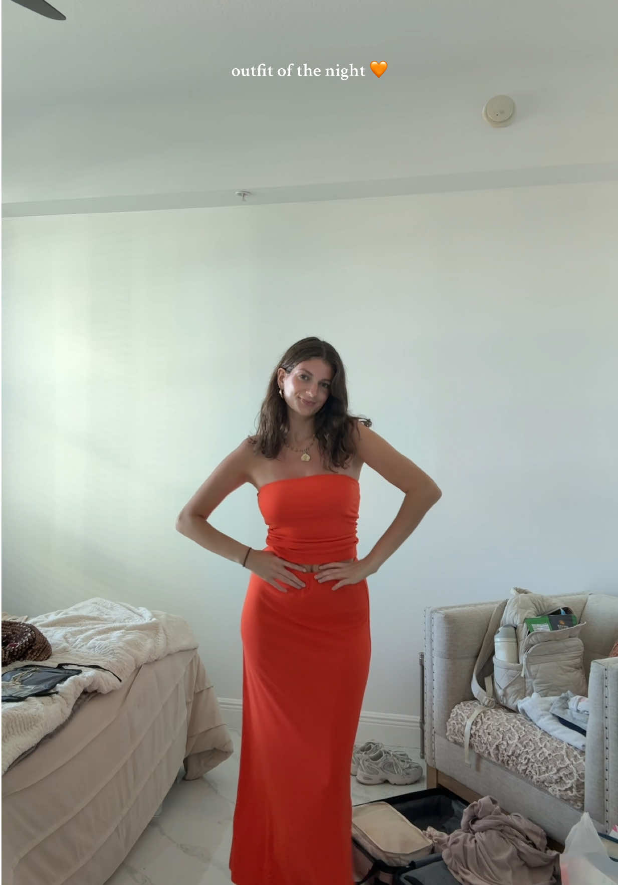 last night in WPB in my new summer staple 🍊🧡 @Free People #fyp #orangeset #freepeople #microinfluencer #Summer #westpalmbeach 