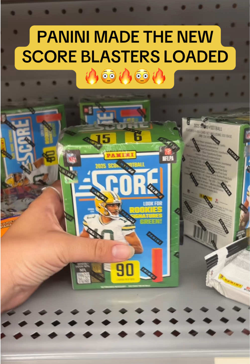 THE LAST PACK IN THIS SCORE BLASTER WAS INSANE🔥🔥 #score #footballcards #tradingcards #sportscards #review #fyp #panini #football #sportcards #opening #foryou 