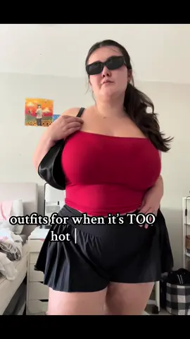 staying cool and cute!☀️😎 #summeroutfits #hotweatheroutfit #stylish #comfybutcuteoutfits #elevatingoutfits #fitcheck #trendy 