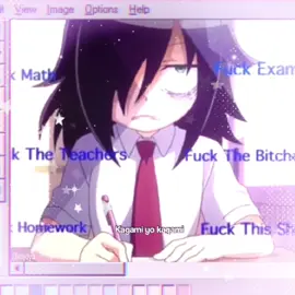 #tomoko everyday I mourn my editing account cuz I lost my password #editing #inyoyo #tomokowatamote #watamote #tomokokuroki #me #imtomoko #middleschool #tomokoedit 