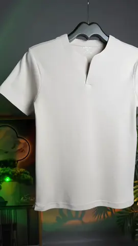 Áo thun tay ngắn cổ V nam nữ cotton interlock 250gsm #aothun #aothunnamnu #thoitrang #hottrend #viralvideo #xuhướng 