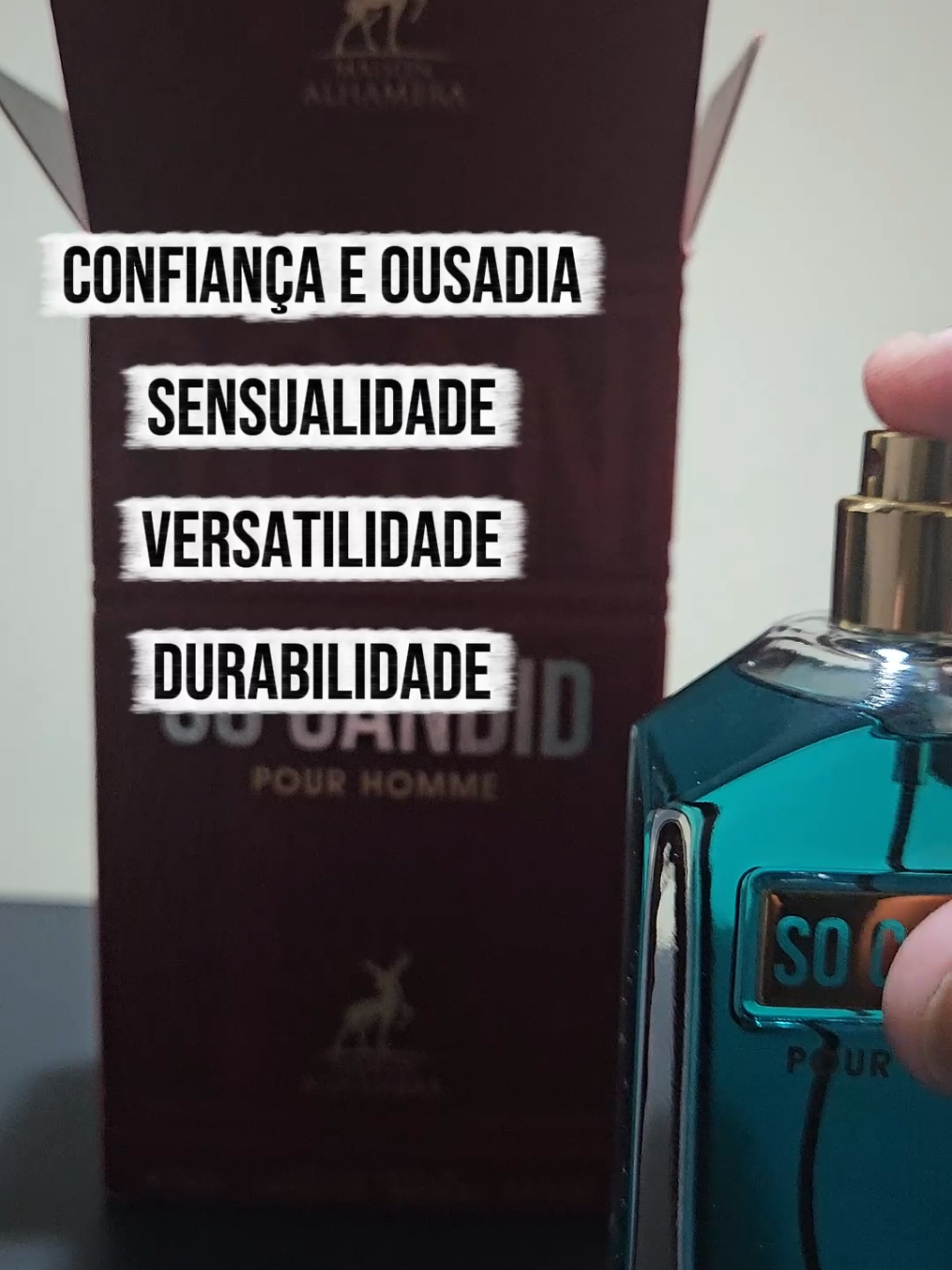 Um perfume árabe masculino incrível! O So Candid Pour Homme da Maison Alhambra é uma fragrância marcante e sofisticada que combina frescor, doçura e um toque amadeirado em sua composição harmoniosa e envolvente. Esse perfume é perfeito para homens que desejam destacar sua elegância e personalidade.  Esse é um Eau de Parfum ideal para homens modernos que apreciam fragrâncias versáteis e elegantes. Com sua combinação de frescor e notas gourmand, ele é perfeito para qualquer ocasião, seja para o dia a dia ou momentos especiais. Uma escolha que reflete estilo e sofisticação.  #perfumearabe #socandid #masonalhambra #perfumemasculino #perfumesmasculinos #perfumetiktok 