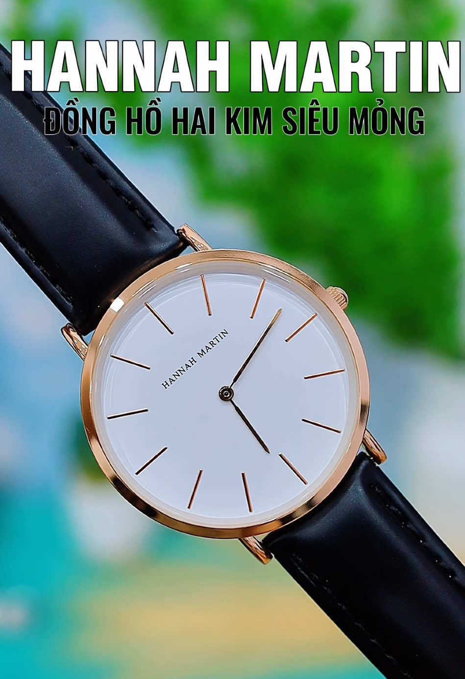 Mang phong cách hiện đại, tối giản mà vẫn vô cùng tinh tế. Đồng hồ Hannah Martin (H.M) siêu mỏng thu hút mọi ánh nhìn #donghonam#hannahmartin#donghodep#phukien#watch24h  