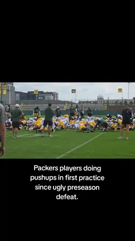 The Packers scheduled an extra practice today following a 30 to 10 defeat to the NY Jets in the preseason opener. #NFL #trainingcamp #gopackgo #packers 