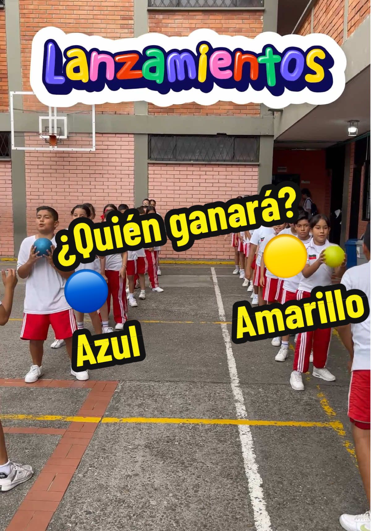 🎾🏀Lanzamientos! Actividad para fortalecer la precisión, el agarre y la concentración! #creatorsearchinsight #laprofeAure #colegio #educacionfisica #primaria #estudiantes #competencia #schoollife 