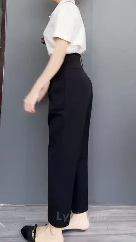 Quần baggy cạp cao lưng cao#xuhuongtiktok #thơitrangnu #quanbaggy #viralvideo 