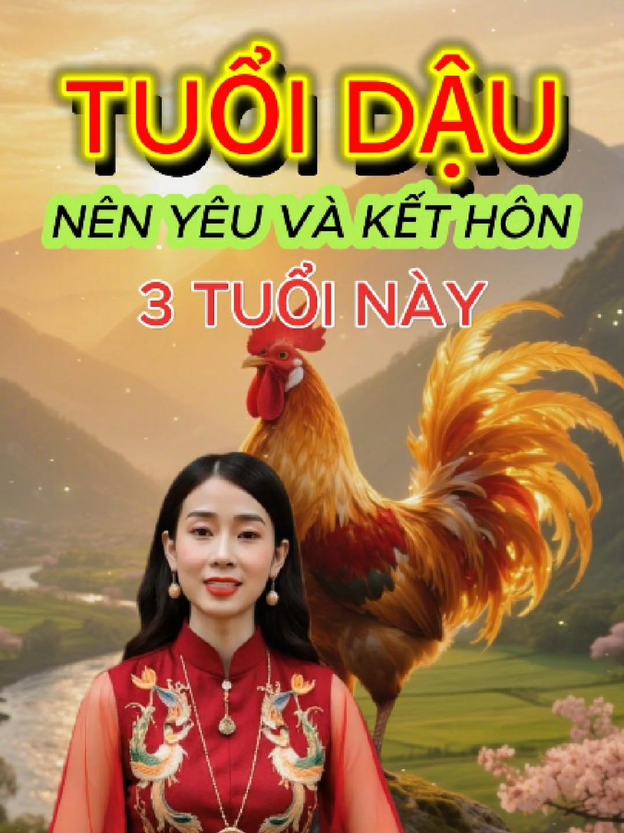 Tuổi Dậu nên yêu và kết hôn 3 tuổi này – Càng yêu càng hợp vận, càng ở bên càng đủ đầy. Không phải ai khiến bạn rung động cũng có thể cùng bạn đi đến cuối con đường. Có người chỉ lướt qua để lại dư âm, nhưng cũng có người khiến bạn muốn nắm tay mãi không buông. Với tuổi Dậu, nếu gặp đúng người hợp mệnh, tình yêu sẽ trở thành bến đỗ an yên, đồng thời nâng đỡ vận khí, giúp cuộc sống của bạn thuận lợi và vững vàng hơn. #TuoiDau #TuoiDauHoptuoinao #MenhVanHoc #LifeCode #DungNguoiDungDuyen #TinhYeuDungNguoi #GiaiMaMenhVan