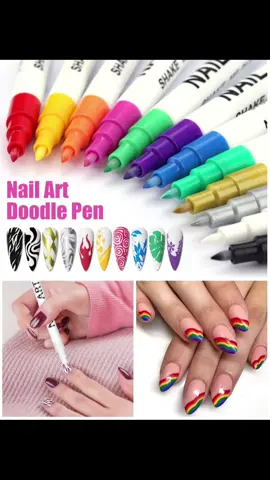 Caneta de Manicure Caneta Desenho Unha Caneta Acrílica Paint 12 Cores Para Decoração Unhas Acrílica#unha #caneta #shopee 
