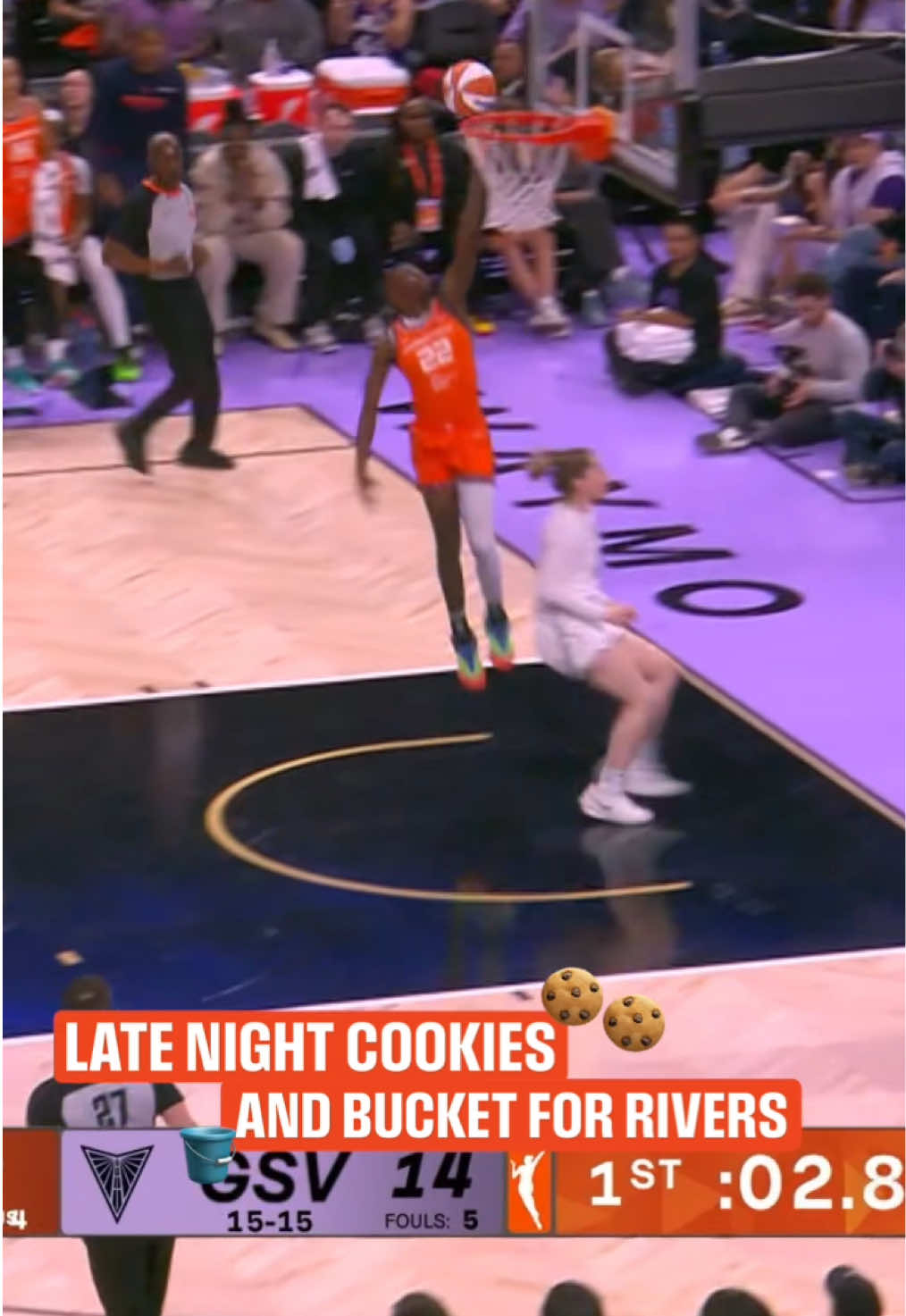 NIYA 🍪🍪 #BringTheHeat #CTSun #WNBA #connecticut #highlights #saniyarivers 