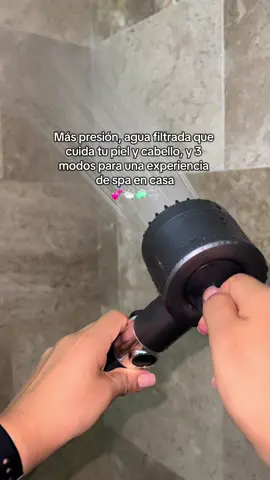 El upgrade para tu baño 🛀🧼🫧 #shower #spa #bañarse #presiondeagua #cabezaldeducha 