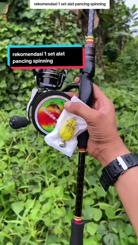 rekomendasi 1 set alat pancing spinning #alatpancing #1setspinning #1setalatpancing #1setpancing #1setalatpancinglengkap 