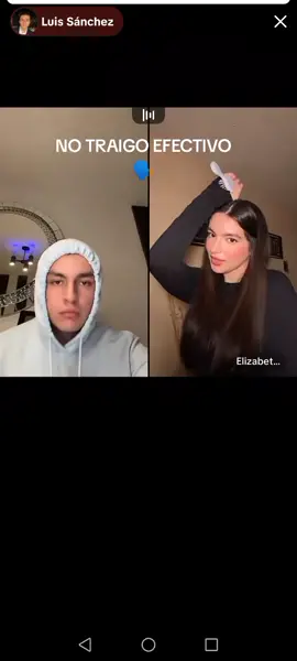 @Luis Sánchez @Elizabeth Ramirez🐈‍⬛ #live #Viral #tiktok #luissanchez #siganme