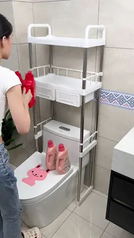 Kệ nhà vệ sinh toilet bồn cầu bằng nhựa cao cấp khung inox chắc chắn ##yeubepnghiennha##xuhuong##decor