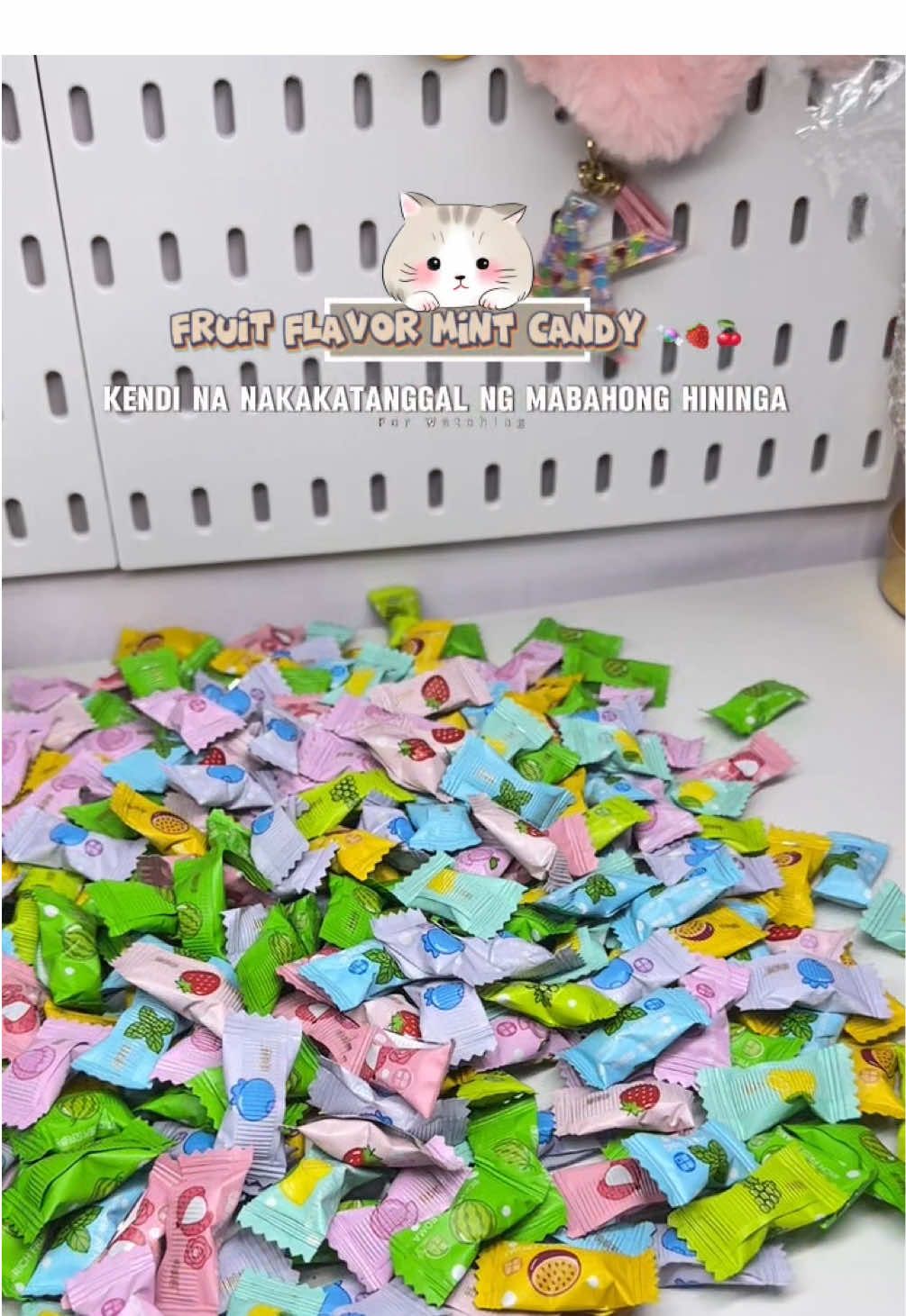 Flavor Flavor Mint Candy. kendi na nakakatanggal ng mabahong hiniga,sulit kana dito 150pcs per pack for 80 pesos only🍭🍊🍒 #fruitflavormintcandy #sariwanghiningamintcandy #breathfreshenercandy #candies #fyp 