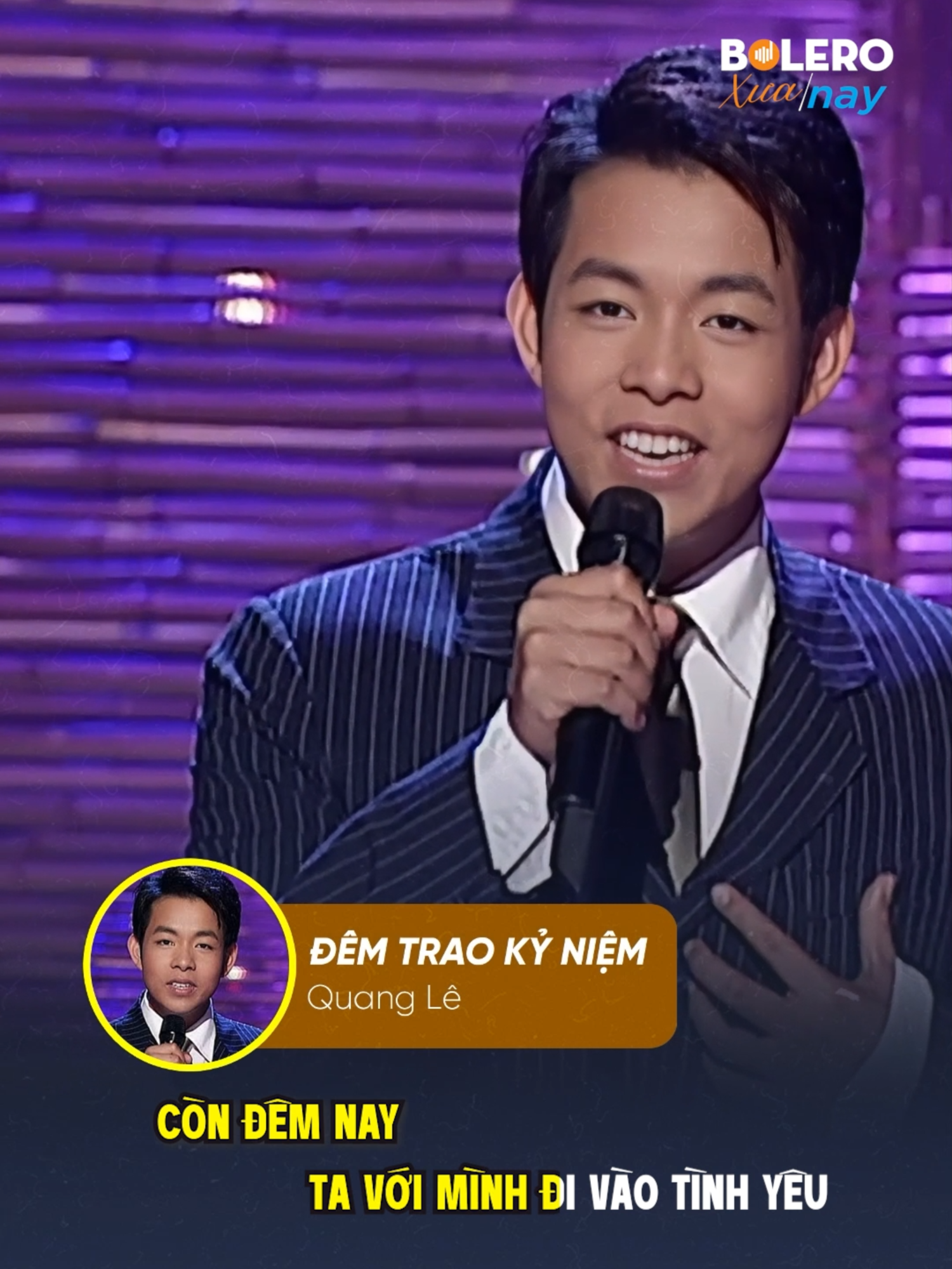 Còn đêm nay ta với mình đi vào tình yêu... #demtraokyniem#quangle#xh#giongcadedoi#nhạchaymỗingày#boreloxuavanay#bolerovietnam#nhactrutinh#bolerohaynhat#bolerobathu#nhạcvàngtrữtình#starmusic#staronline
