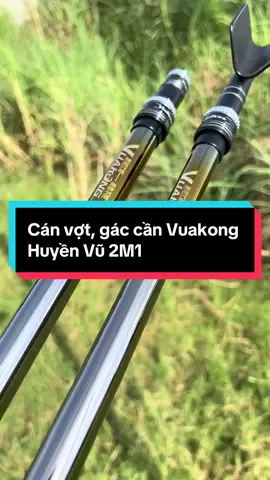 Gác cần, cán vợt Huyền Vũ, ra nắng lung linh siêu đẹp nha ae. Dài 2m1, Carbon 40T, độ cứng 20H, full phụ kiện. Nhắm mắt mua đại cũng xứng đáng.#vuakong #vuakongfishing #vuakonghuyenvu
