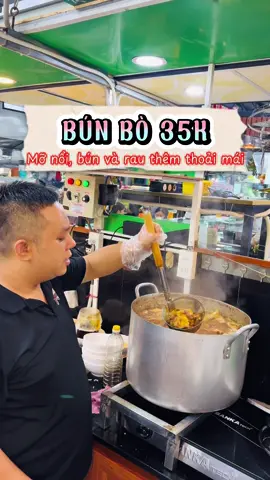 BÚN BÒ 35K ăn mở nỗi, bún và rau thoải mái nè chợ Gò Vấp ơii #bunbo #chogovap #kyn99er #govapangi #miquang #bunbohue 
