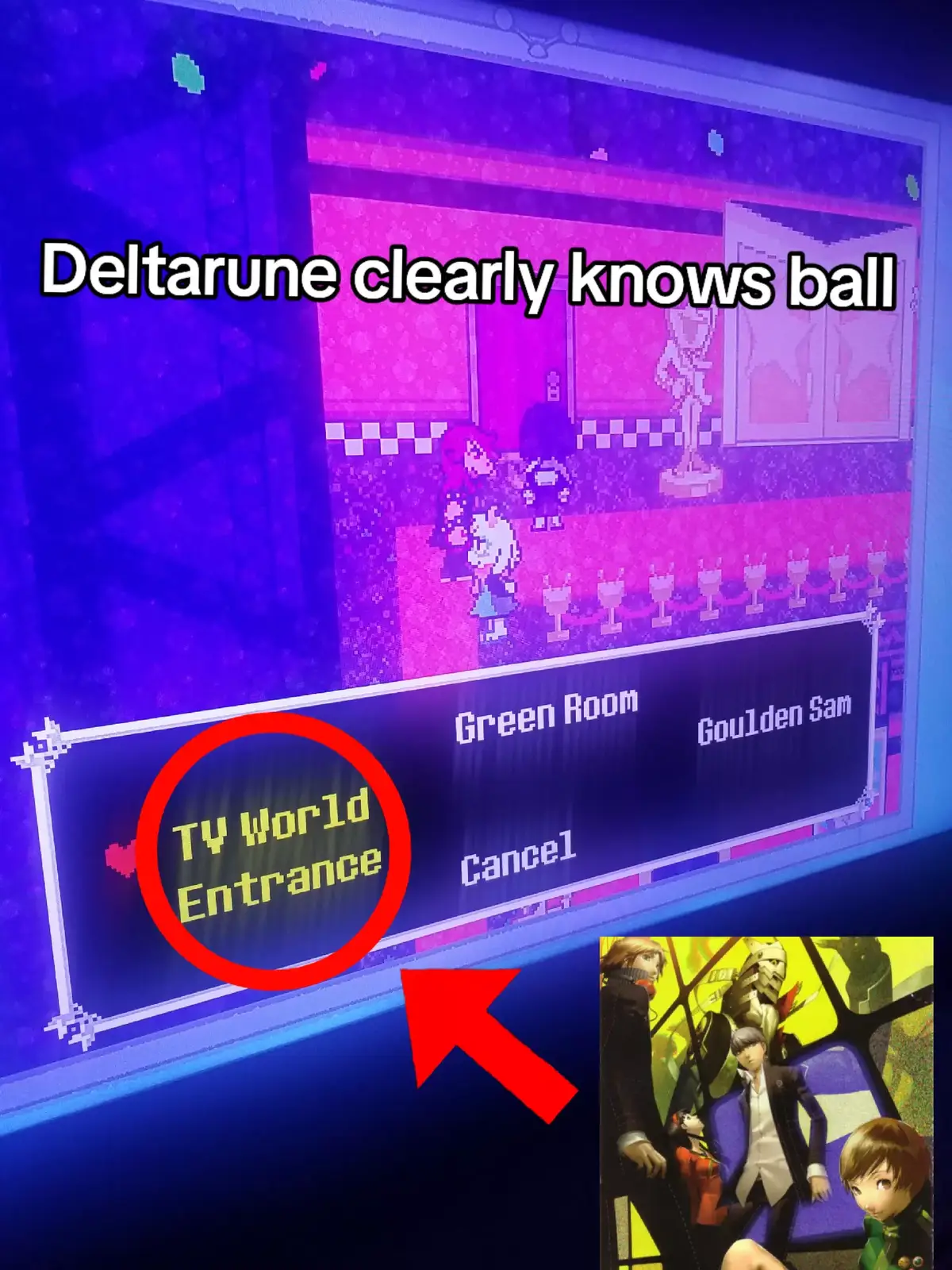 #fyp #deltarune #persona #persona4  #persona4golden 