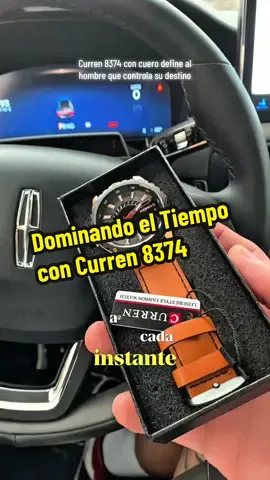 El reloj Curren 8374 con correa de cuero: una historia de control, precisión y legado que va más allá del tiempo, mostrando cómo un hombre domina cada segundo con estilo y decisión #watch #reloj #jewelry #au25jewelry #watches @AU 25 JEWELRY 