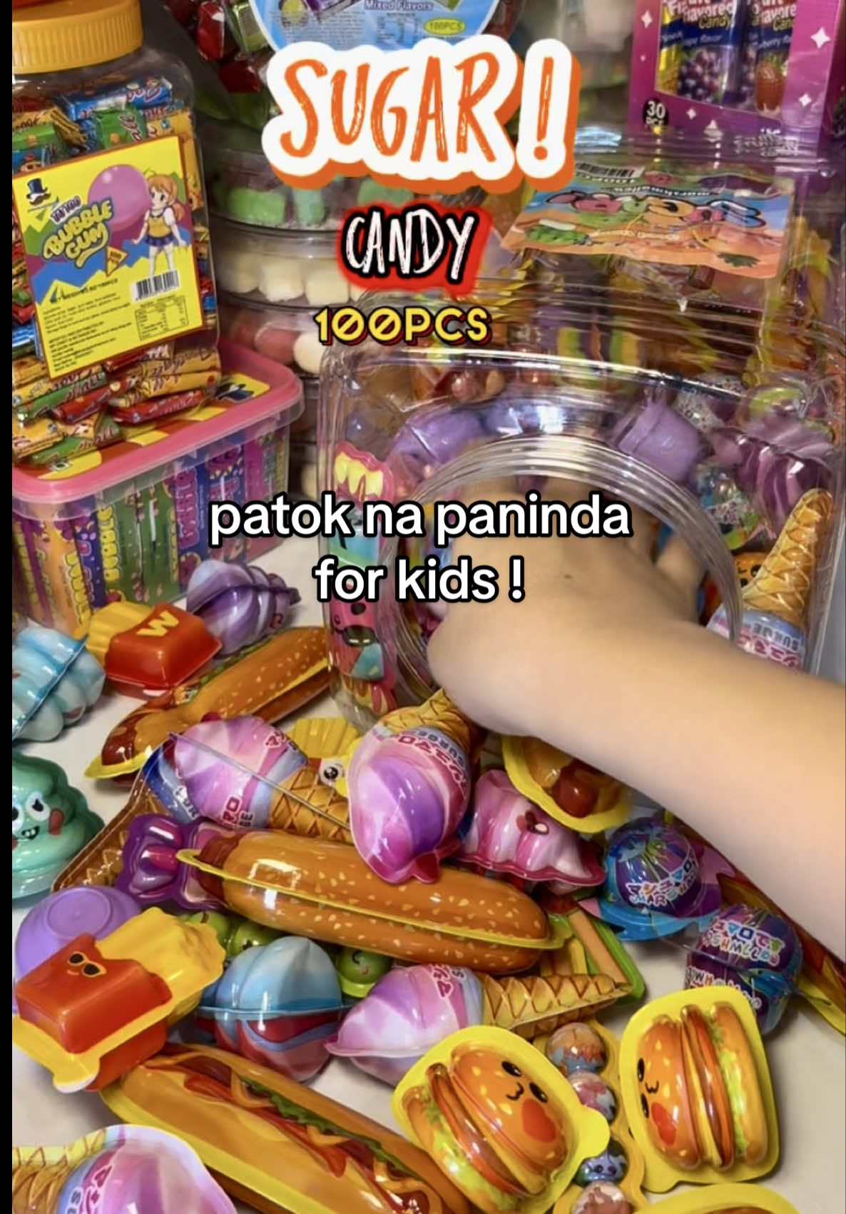 ang cucuteee ng mga bago nating paninda ! paniguradong marami nanamang matutuwang bata sa mga candies natin !  #candy #candies #paninda #panindaideas #panindaforkids 