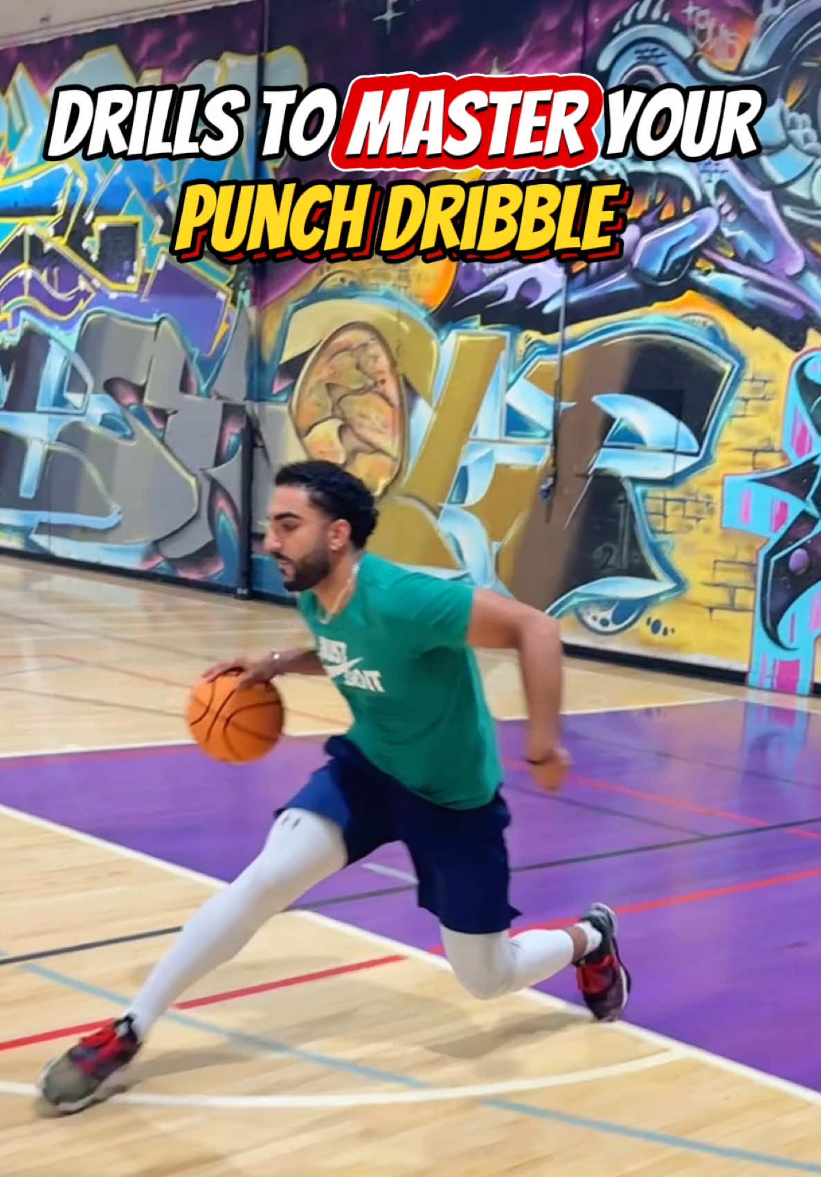 Drills to MASTER your punch dribble‼️🏀🔥 #basketballtraining #basketballdrills #ballhandlingdrills #handles #basketballworkout 