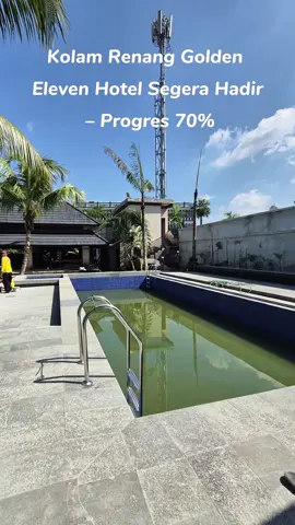 Kolam Renang Golden Eleven Hotel – Progres 70% 🏊‍♂️✨ Segera hadir untuk Anda! #GoldenElevenHotel #KolamRenang #HotelMedan #StaycationMedan #hotelnetflixmedan 