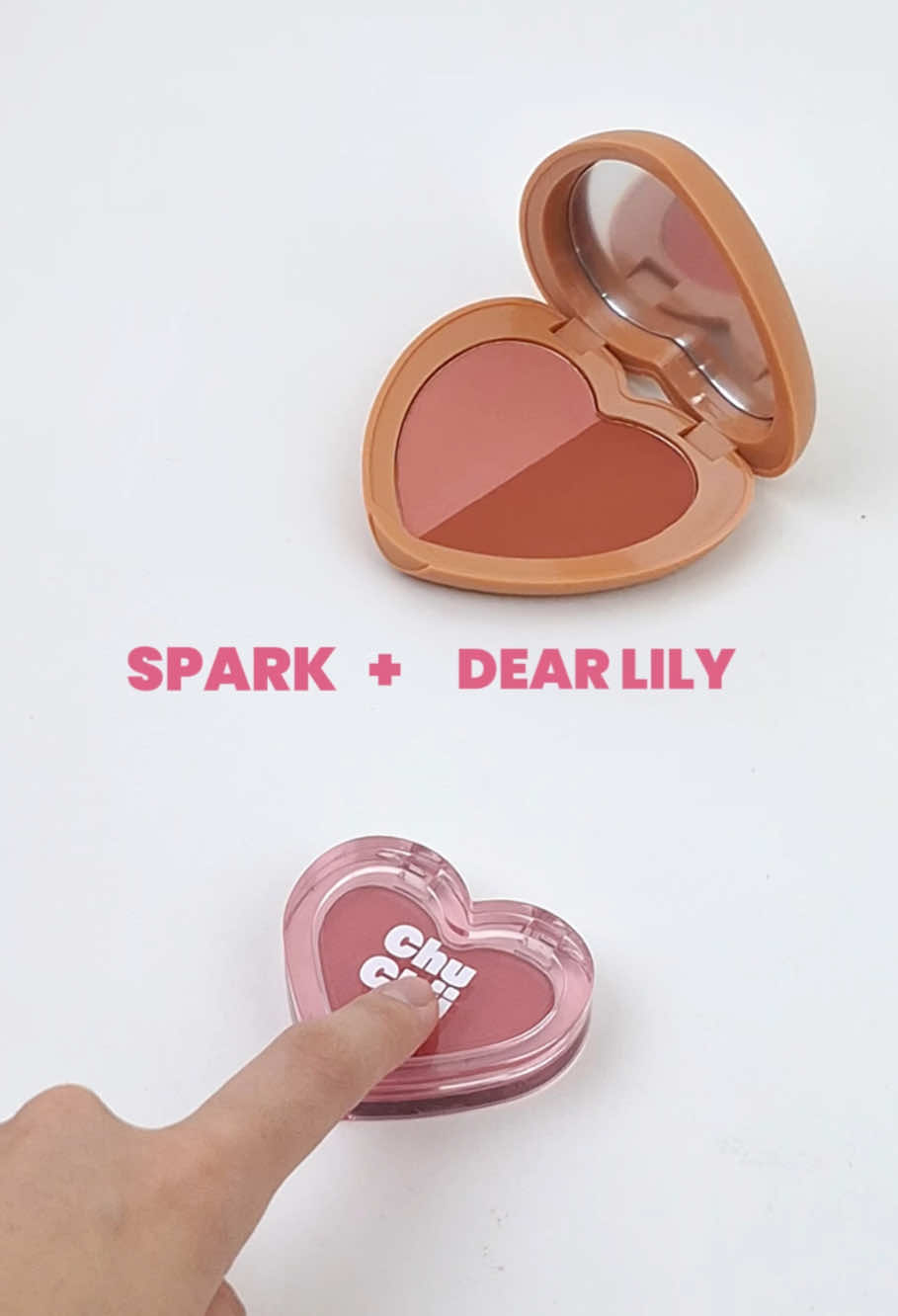 We heard you! Here are our 𝗯𝗹𝘂𝘀𝗵 𝘁𝗼𝗽𝗽𝗲𝗿 𝘀𝘂𝗴𝗴𝗲𝘀𝘁𝗶𝗼𝗻𝘀 for Heart Blush Duo & Sweetheart Cheek Flush 😉💘  #chuchubeauty 