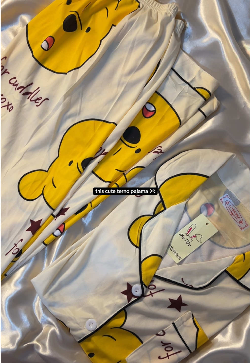 MetOo terno pajama✨ #pajama #pajamaset #koreanpajama #ternopajama #pantulog #sleepwear #sleepwearforwomen #homewear 