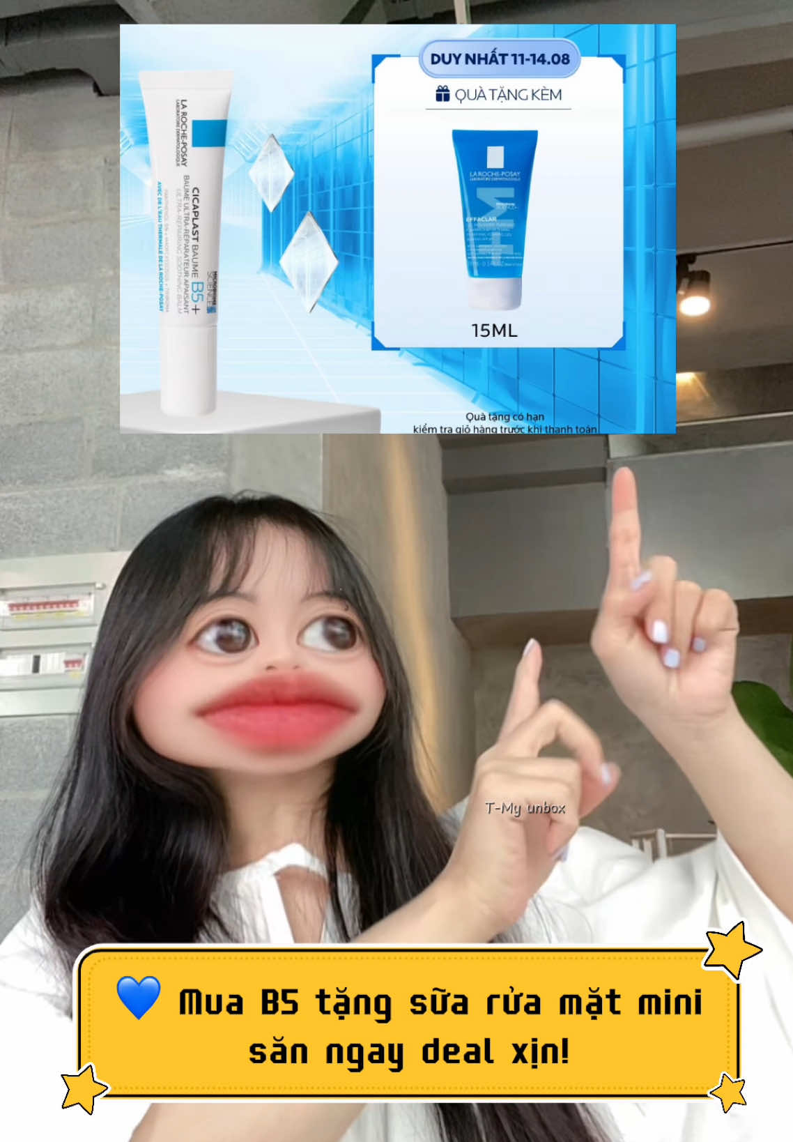 Deal nhà La Roche chưa bao giờ hời đến thế!!! #larocheposay #larocheposayvn #chamsocda #Tmyunbox 