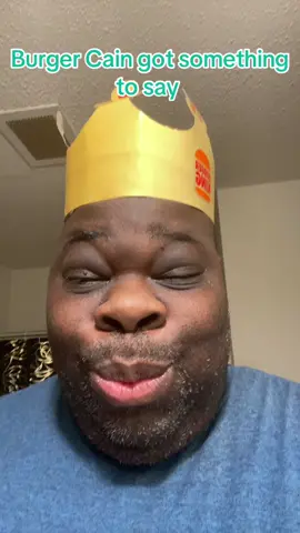 Burger Cain got something to say #funnyvideo #burgercain😄 