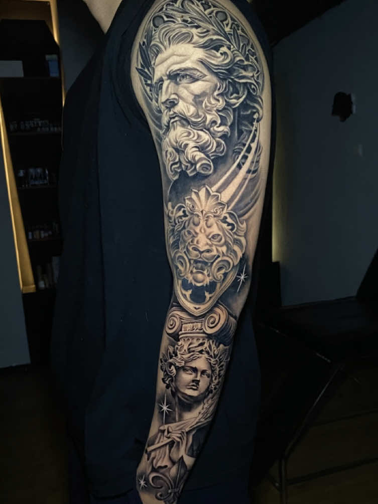 Minat full sleeve? Dm aja #arttenktattoo #mythology #fullsleevetattoo #malangtattoo #malang #tattoomalang #exploremalang #foryou 
