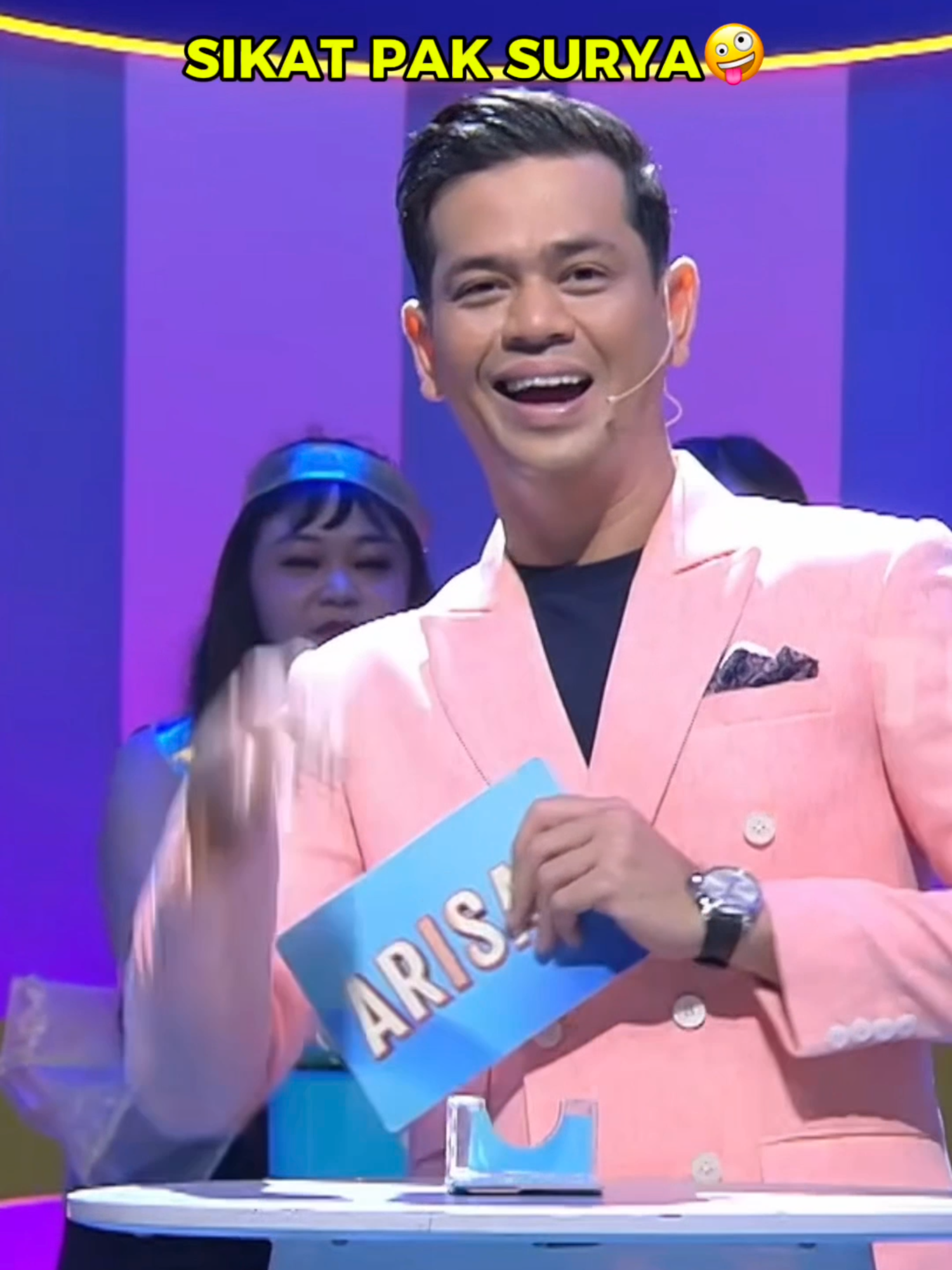 Selalu ada kesempatan dalam kesempitan buat ngegombal ya🤭 Sikat Pak Suryaaa!! #arisan #arisantrans7 #arisankomedi #suryainsomnia #diTRANS7aja