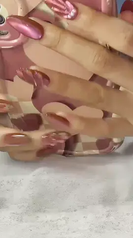 yang di vidio itu warna rasberry yaa guysss #fyp #nails #pressons #trending #insponail 
