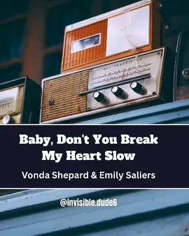 Baby, Don’t You Break My Heart Slow by Vonda Shepard and Emily Saliers (1989) #80smusic #music #song #retro 