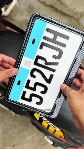 Dagdag angas na, protektado pa ang plaka ng motor! #platecover #plateprotector #motorplate #aluminumplate #CerealCerdik 